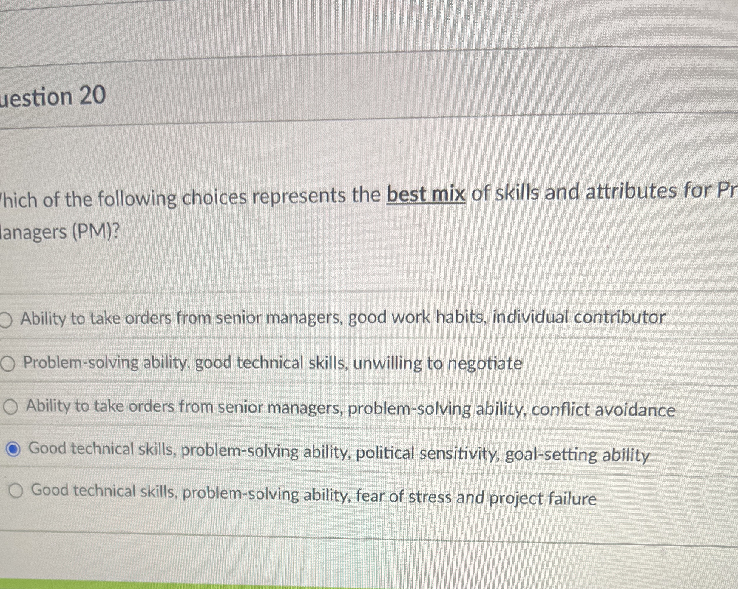 p Question 1 9 The total cost required for