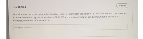 i have only 30 mins plz answer them fast 1 Point