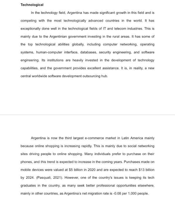 In 2 to 3 paragraphs please explain how this is