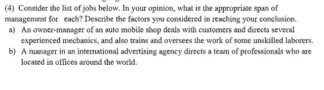 show detailed answer (4) Consider the list of
