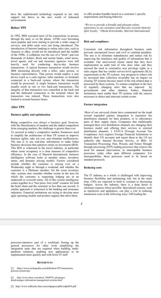 What is a Transaction Processing System? Why do