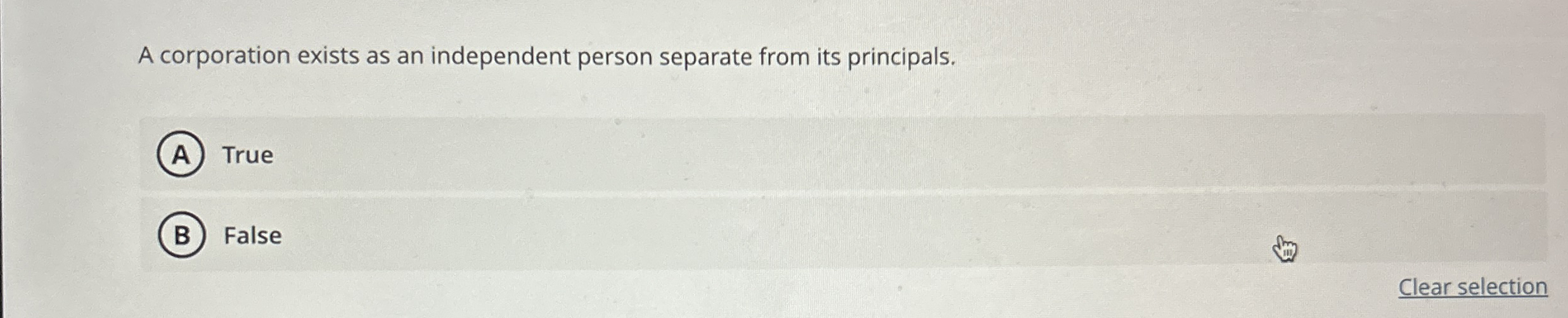 A corporation exists as an independent person