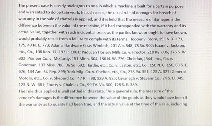 case study ( Business law) 146 A. 641 HAWKINS v.