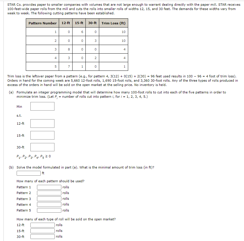 Please Answer All Parts In Same Format As Above