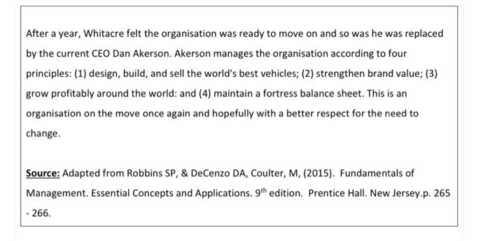 Q.6.1 Identify and discuss the characteristics