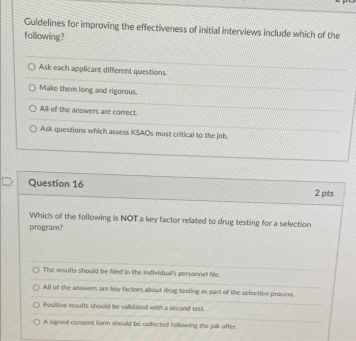 Guidelines for improving the effectiveness of