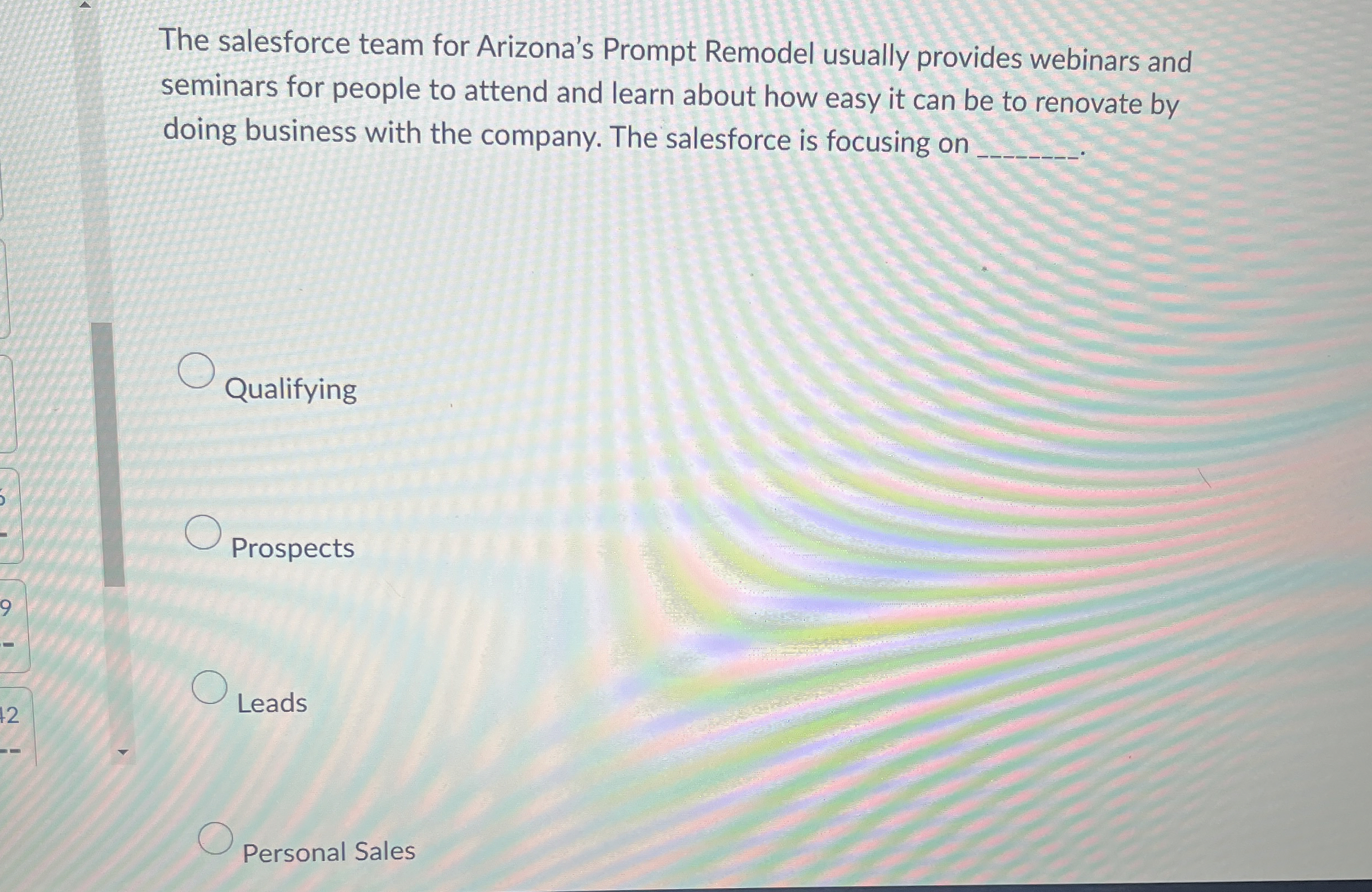 The salesforce team for Arizona's Prompt Remodel