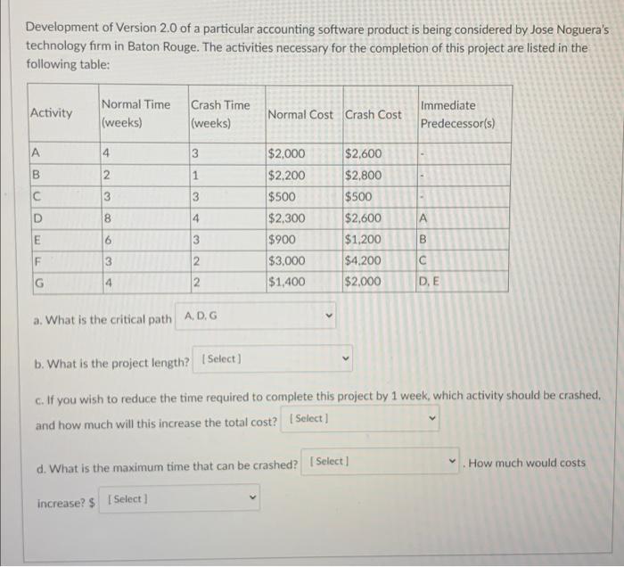 Development of Version 2.0 of a particular