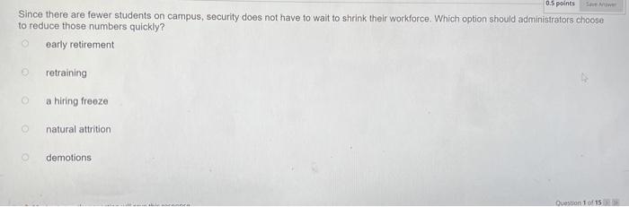 w4 0.5 points Since there are fewer students on
