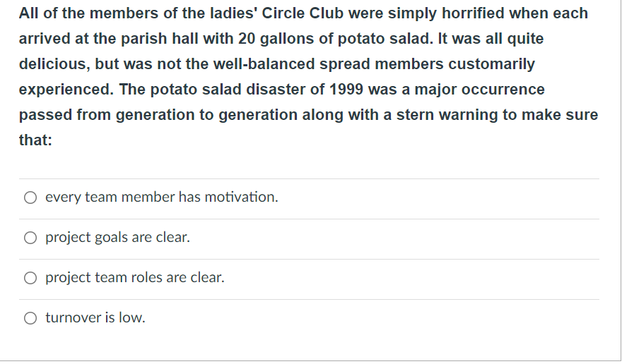 All of the members of the ladies' Circle Club