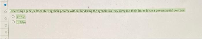 Preventing agencies from abusing their powers