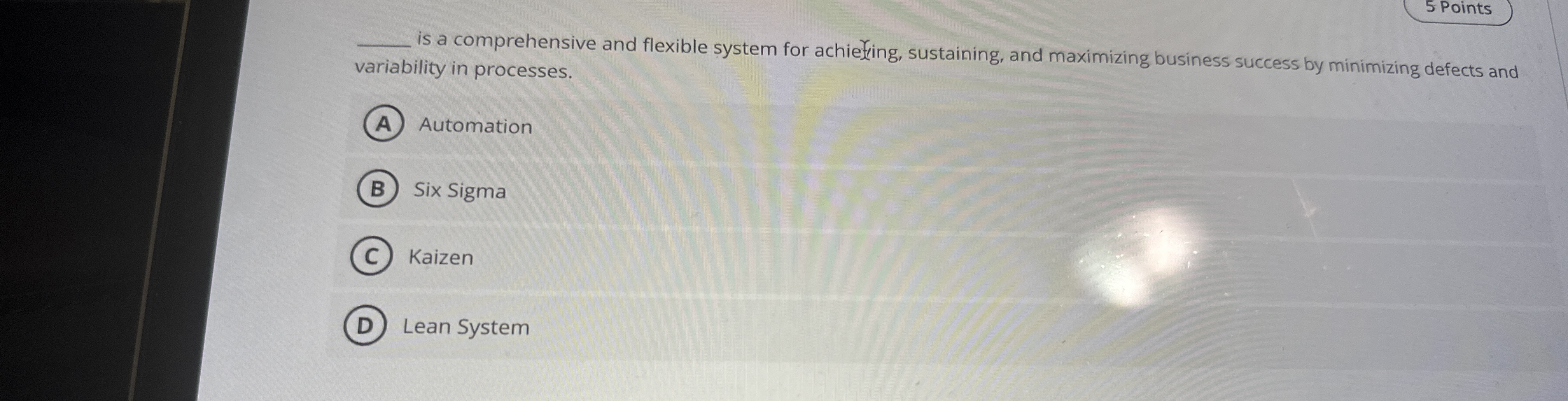5 Points q , is a comprehensive and flexible