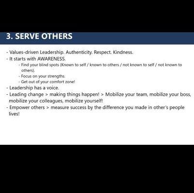 Using 2-3 sentences per idea, explain what were 5