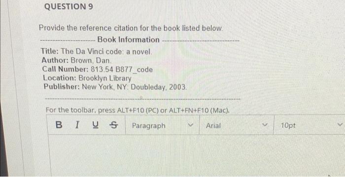 QUESTION 3 Based on the article information