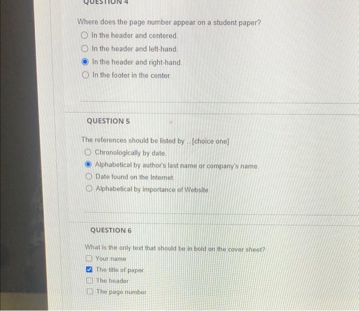 QUESTION 3 Based on the article information