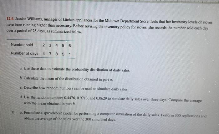 Please solve it in excel and also provide excel
