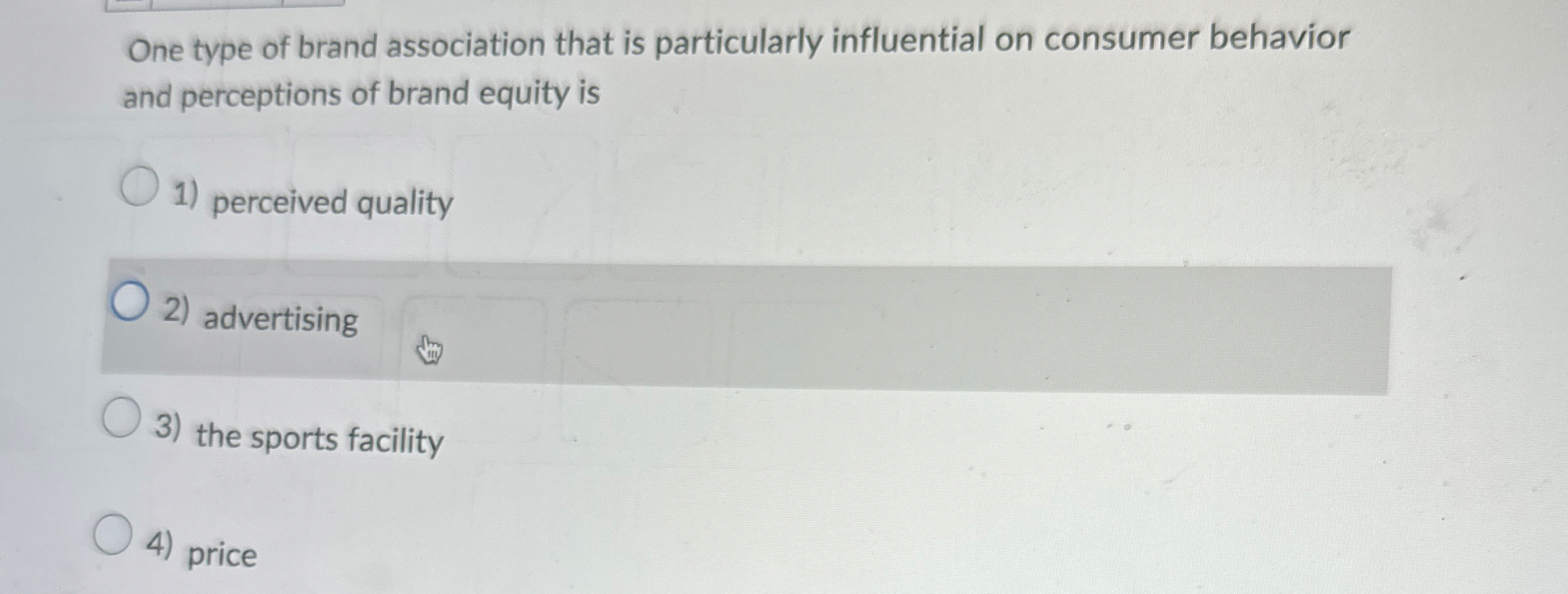 One type of brand association that is