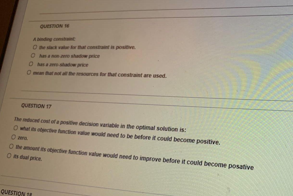 Old MathJax webview QUESTION 16 A binding
