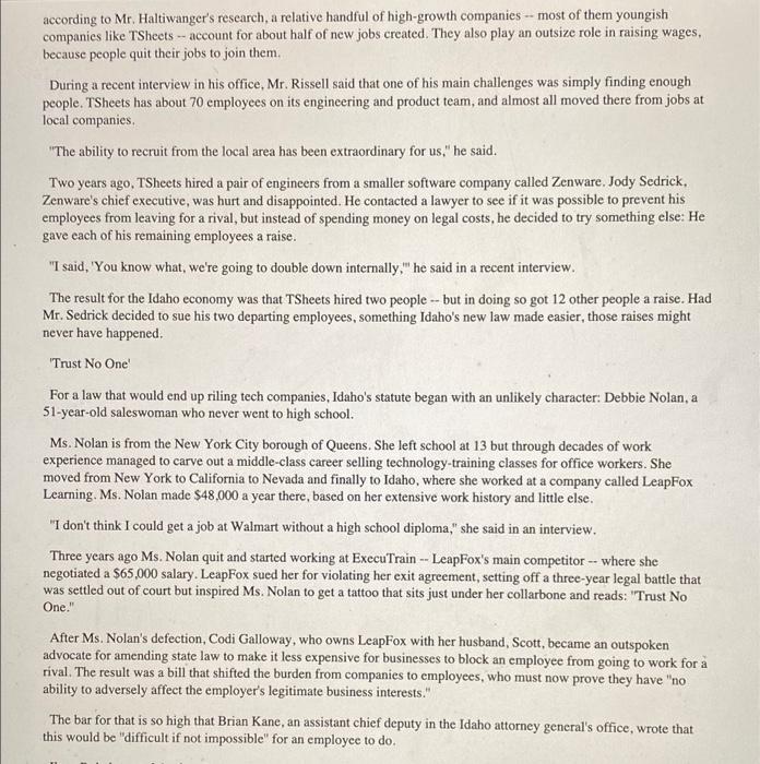 this is the question. other is course article