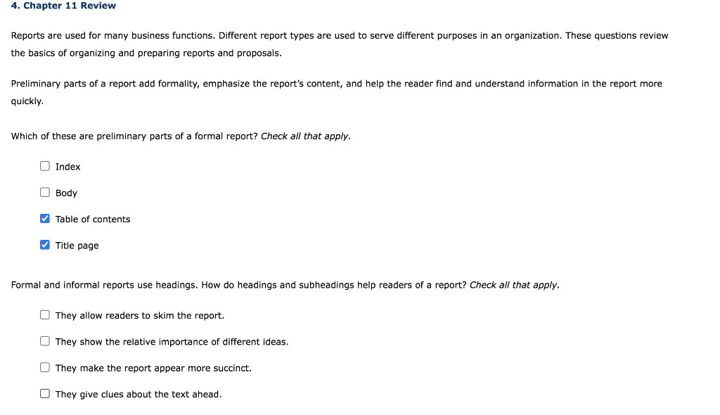 What is the answer to the second question? 4.