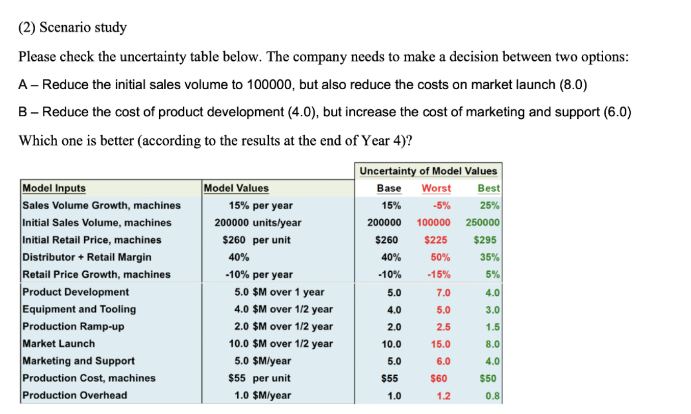 please do part A and part B separately. . The two