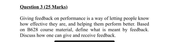 please read the question well Question 3 (25