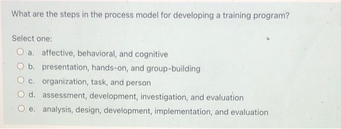 Your company is testing out a new structured job