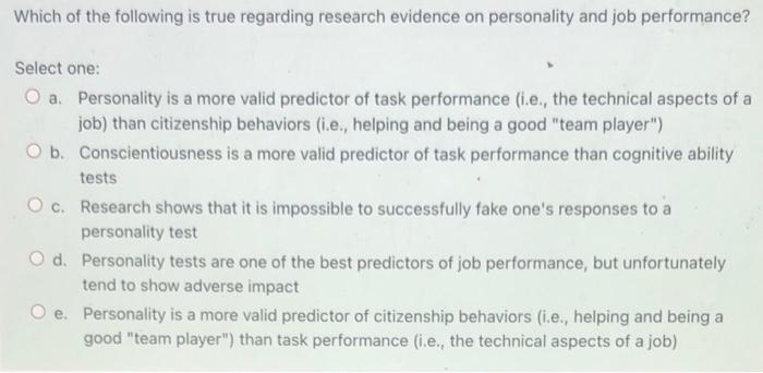 Your company is testing out a new structured job