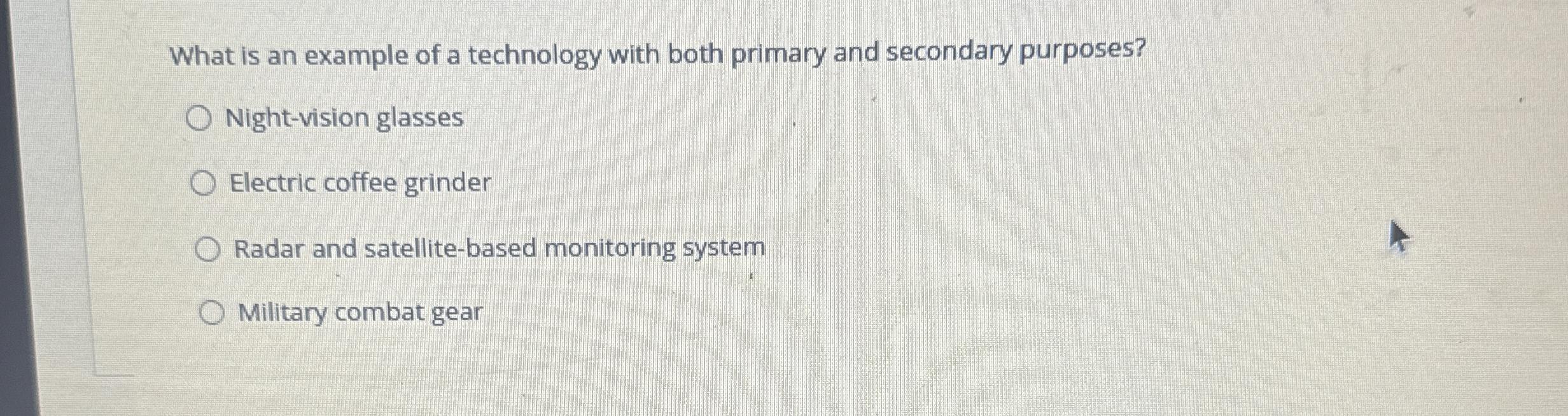 What is an example of a technology with both