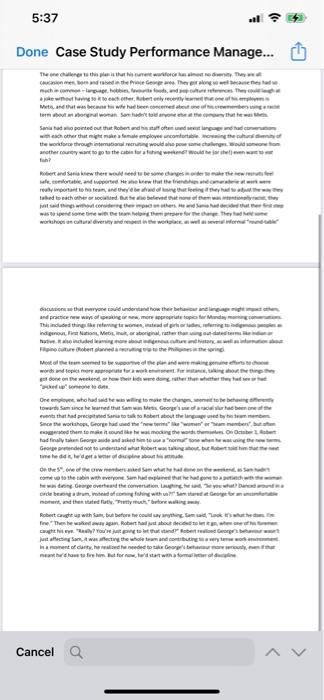 Summary: Develop a Respect in the Workplace