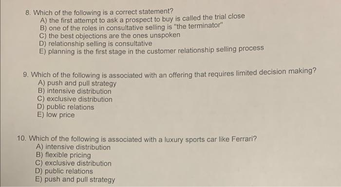 8. Which of the following is a correct statement?