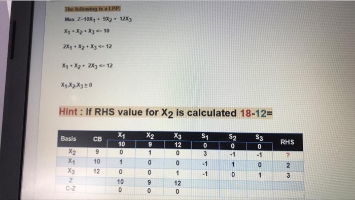 calculate the Upper limit of b3 The following is