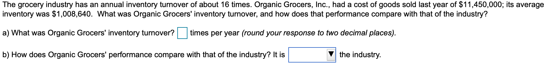 Thank you :) The drop-down menu's options are: