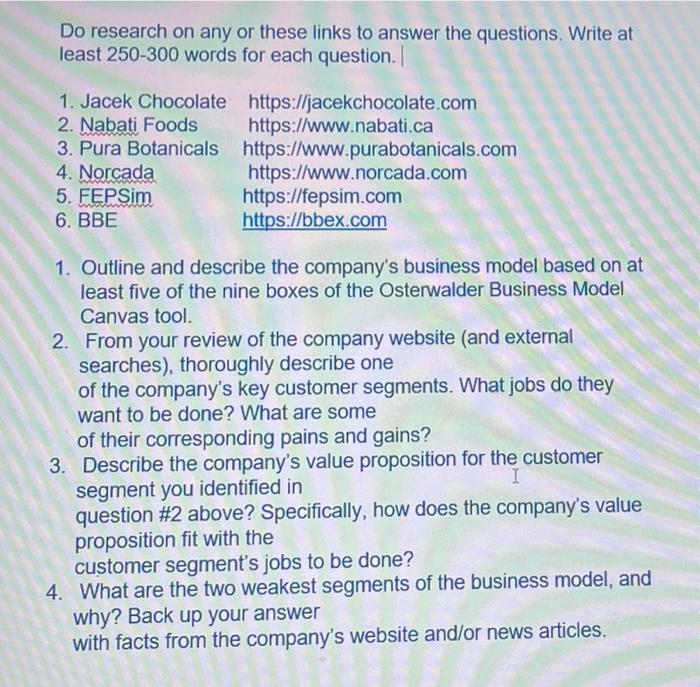 Do research on any or these links to answer the