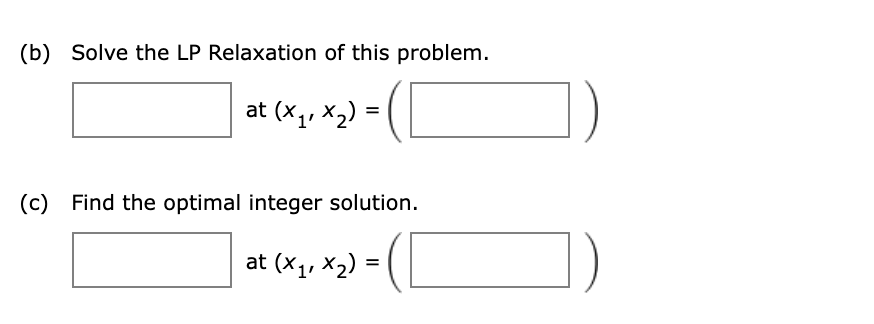 Consider the following all-Integer linear