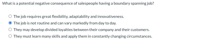 What is a potential negative consequence of