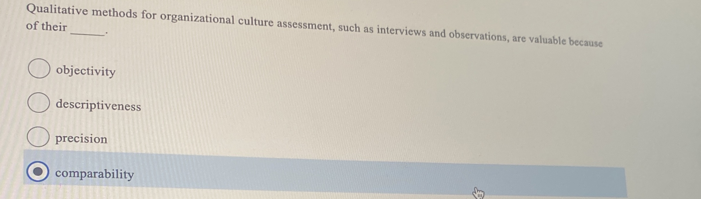 Qualitative methods for organizational culture