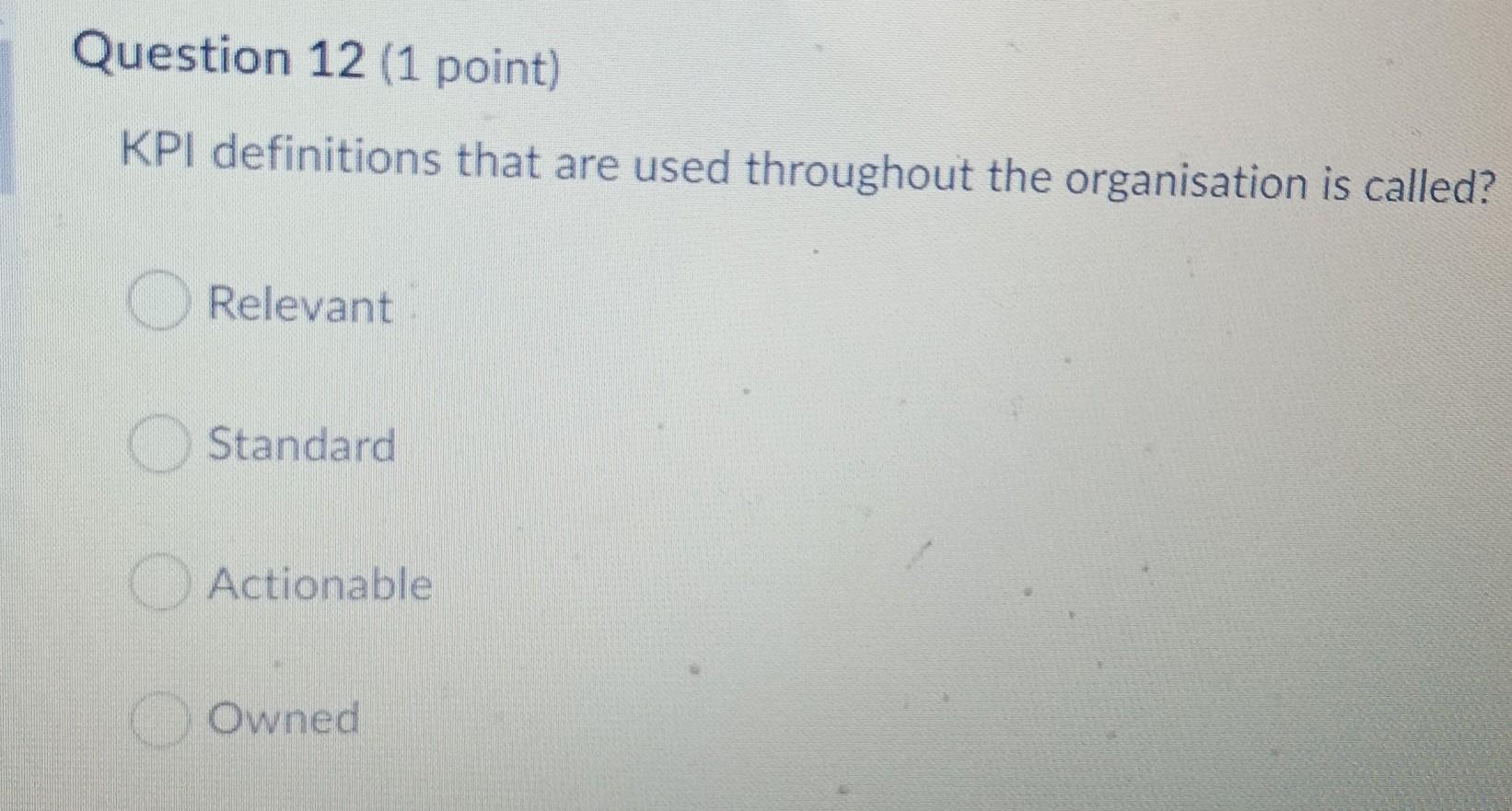Question 23 (1 point) In which project life cycle