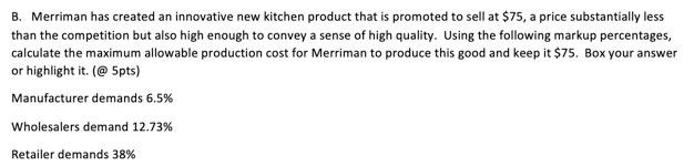 B. Merriman has created an innovative new kitchen