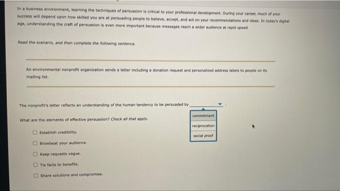 In a business environment, learning the