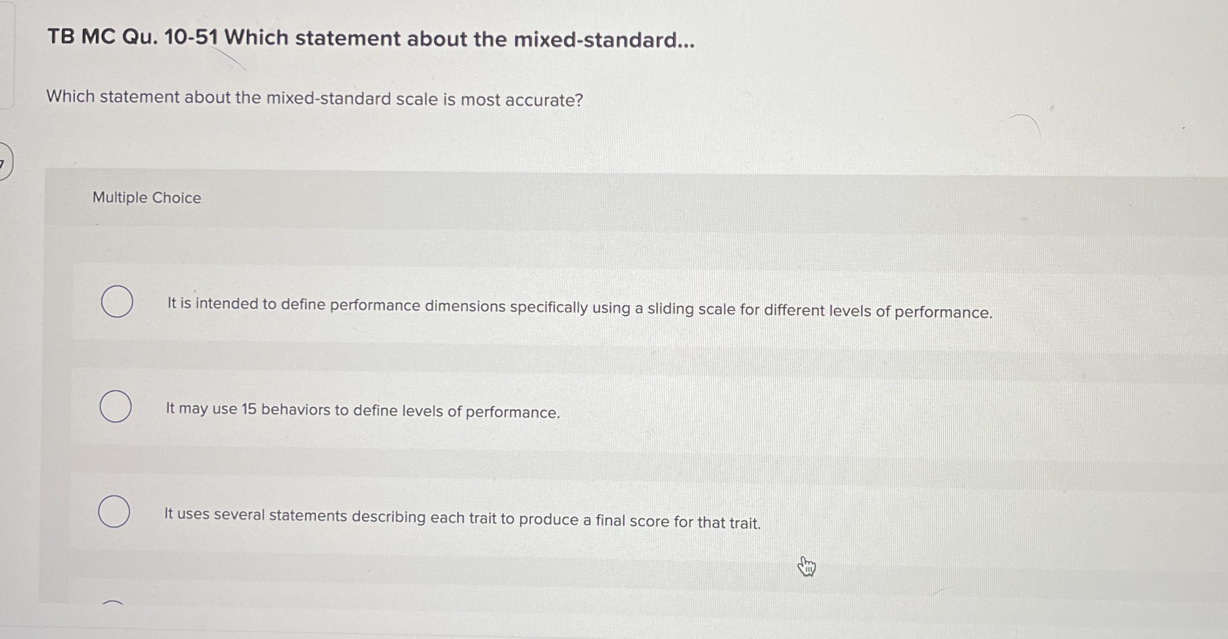 TB MC Qu . 1 0 - 5 1 Which statement about the