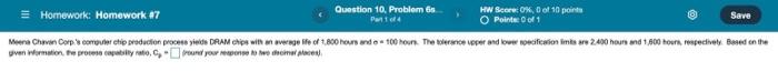= Homework: Homework #7 Question 8, Problem 65.18