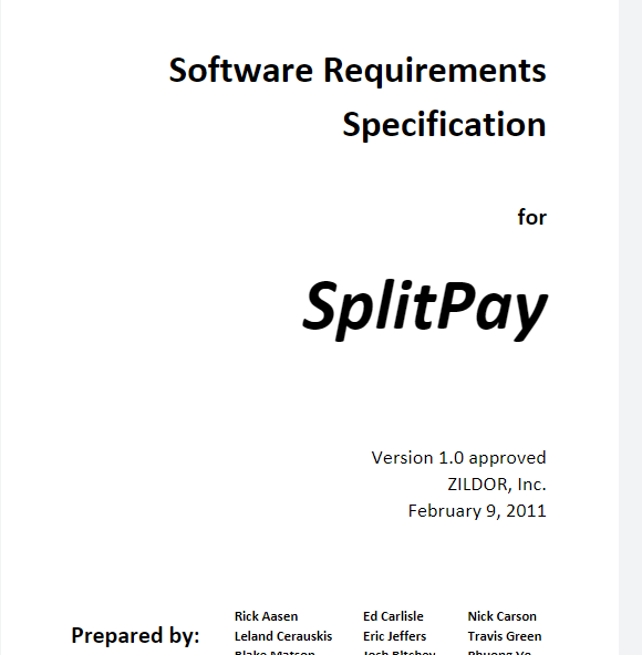 For reference, you need to download SPLITPAY SRS
