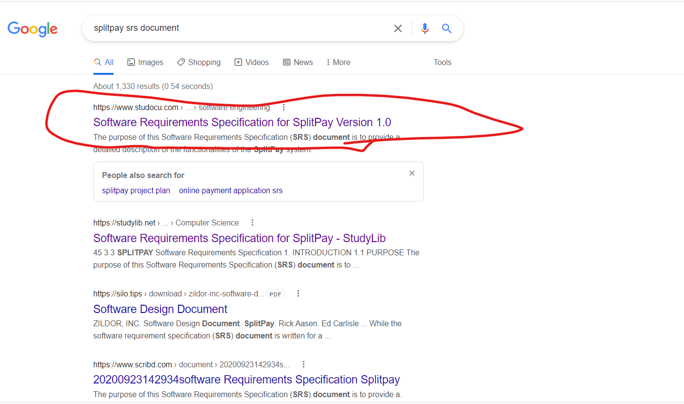 For reference, you need to download SPLITPAY SRS