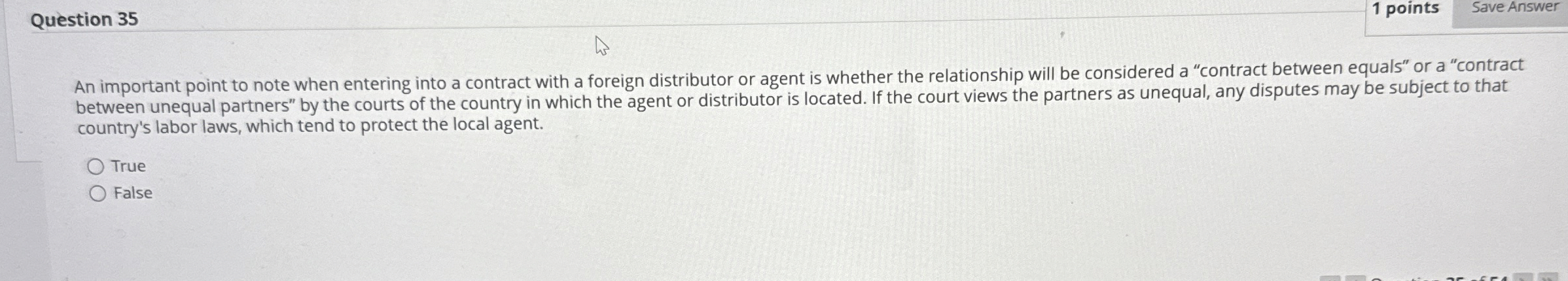 Question 3 5 1 points An important point to note