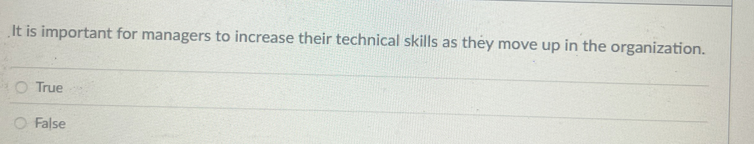 It is important for managers to increase their