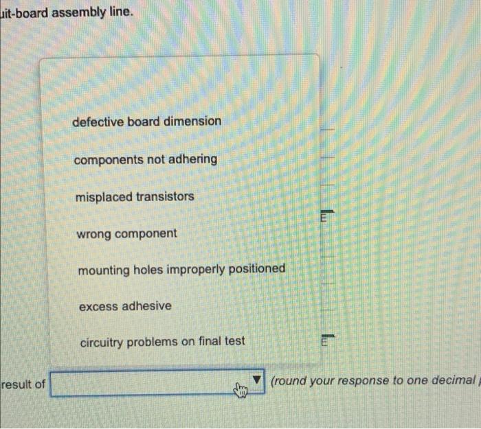 More info Canc 0 Defect A. Components not