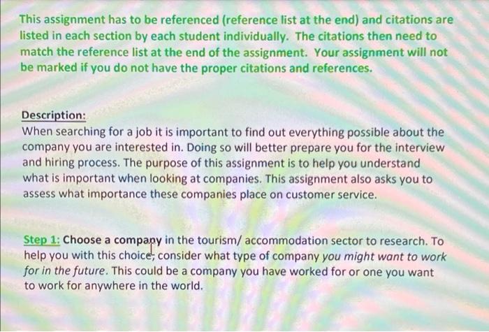 pls help me out thank you This assignment has to