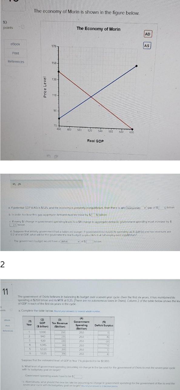 The economy of Morin is shown in the figure