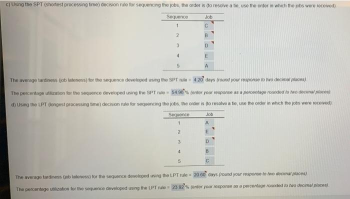 a) Using the FCFS (first come first served)